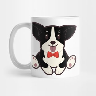 Suave Corgi with bow tie - Adorable Mug